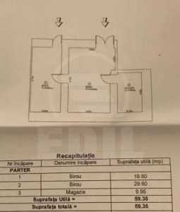 Spațiu comercial de vânzare 2 incaperi, SCCJ334386-8