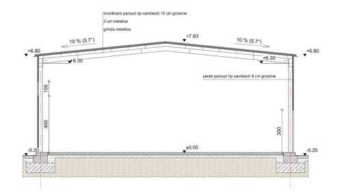 Hala de vânzare 5 incaperi, HACJ246221FLO-8