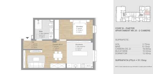 Apartament de vânzare 2 camere, APCJ247252FLO-11