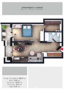 Apartment for sale 2 rooms, APCJ244978FLO-7