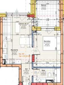 Apartment for sale 2 rooms, APCJ245553FLO-1