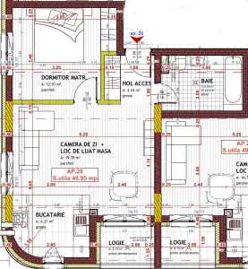 Apartment for sale 2 rooms, APCJ246297FLO-6