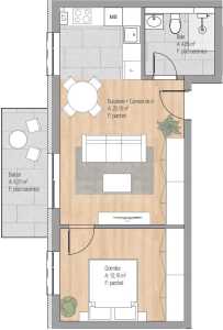 Apartment for sale 2 rooms, APCJ246779FLO-5