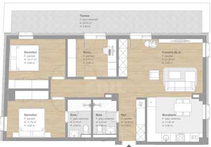 Appartement de vente 3 chambres, APCJ246248FLO-4