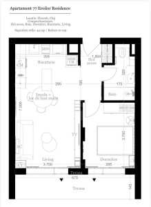 Appartement de vente 2 chambres, APCJ247270FLO-12